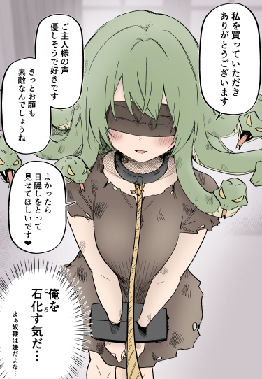 Я купил раба-горгону (фанатская цветная версия) / Medusa Dorei o Katta (Fan Colored)